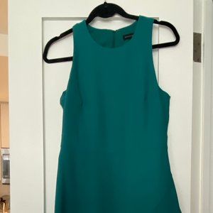 Teal Sleeveless Banana Republic Ruffle Dress Size 4